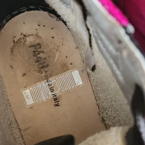 P448 Made In Italy Stylish Women's Leopard Print High-Top Sneakers With Zippers - Picture 9 of 16